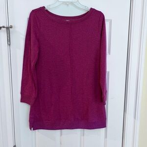 Ladies Size XXSP D&Co Active Magenta Knit Top SOFT GUC